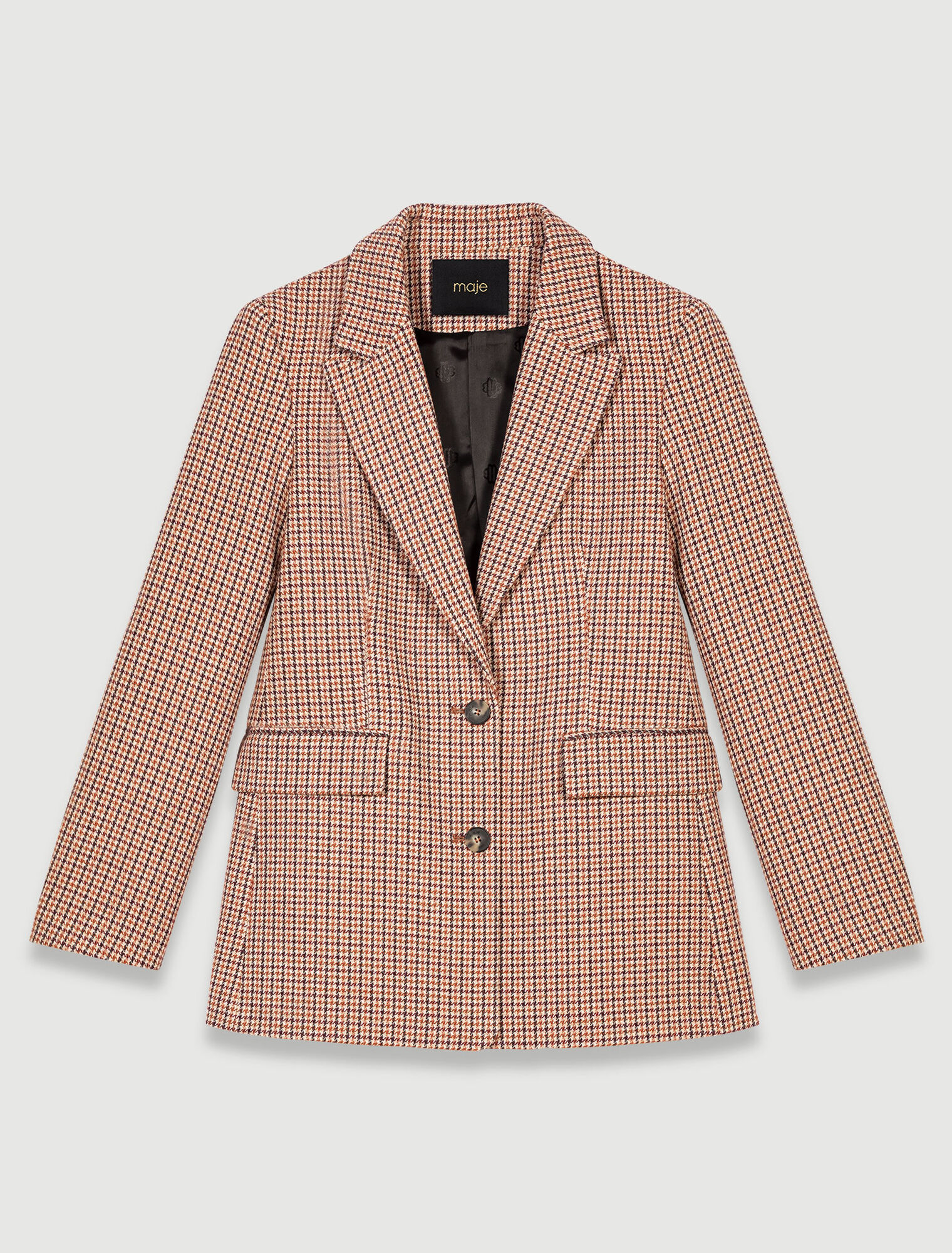 Check suit jacket