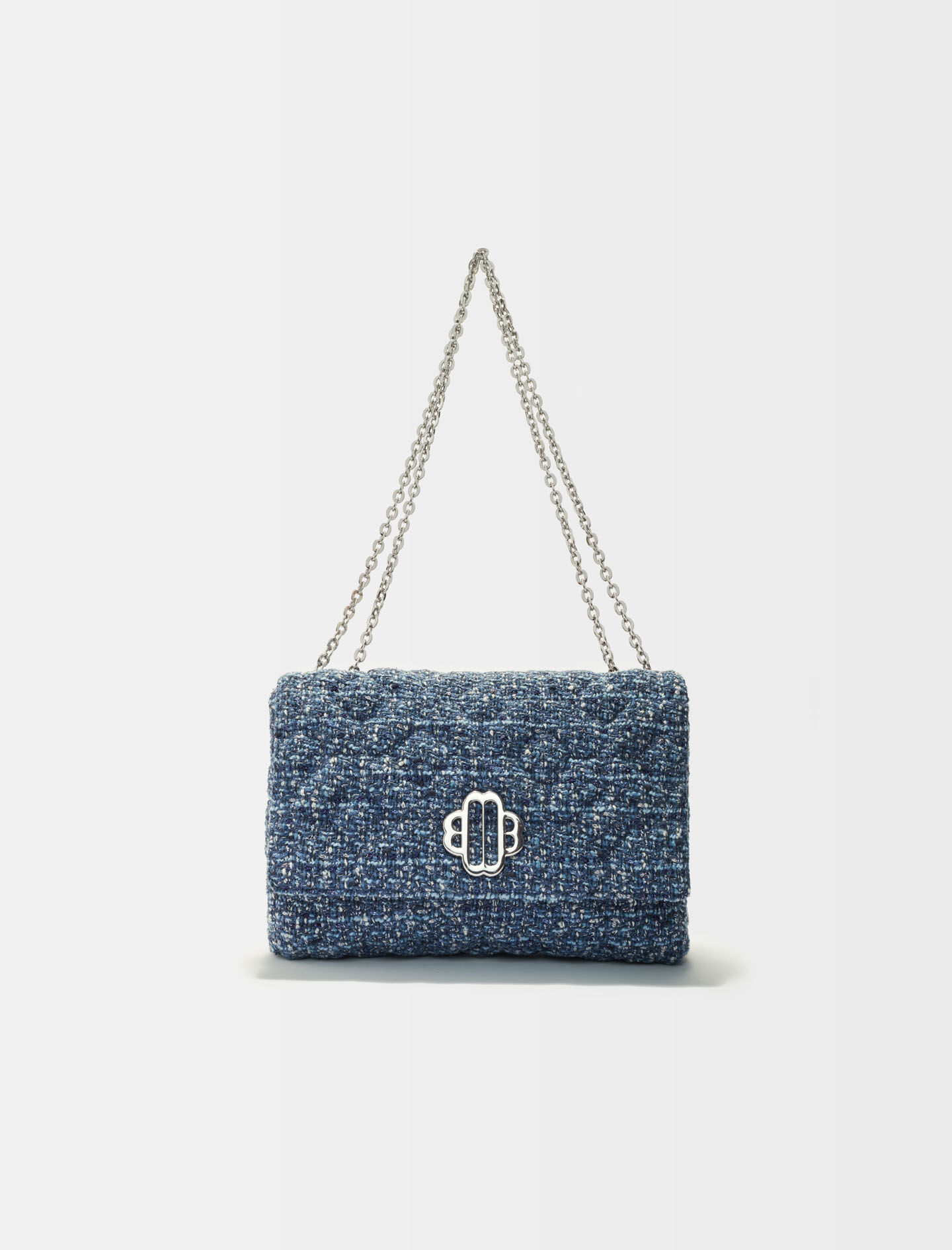 Maje Clover bag in marl tweed
