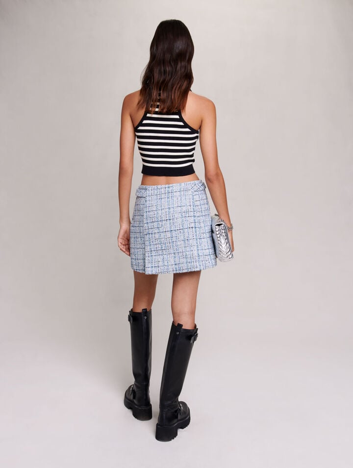Striped crop top