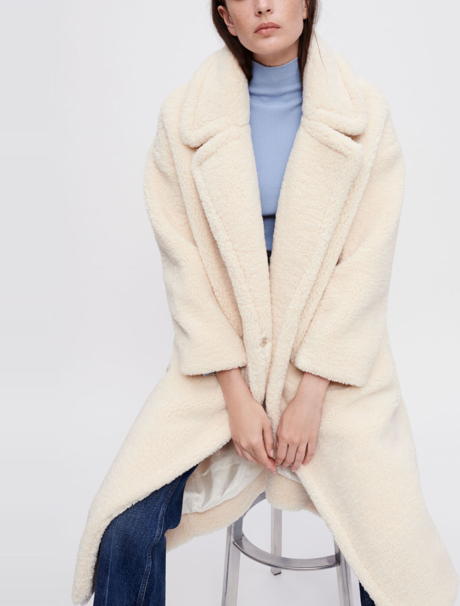 Fur-effect coat