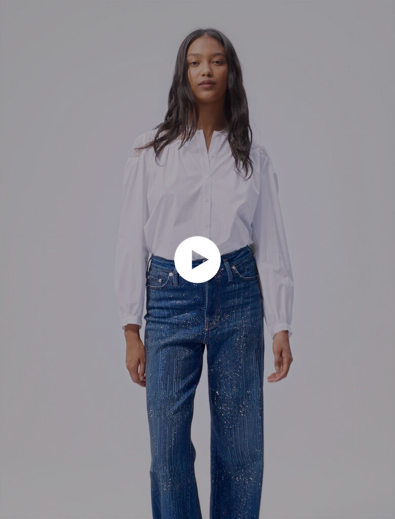 Lace shirt White For Women | Maje