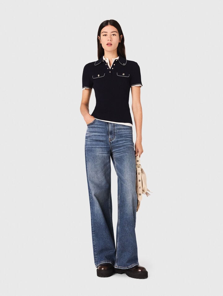 Short-sleeve polo shirt
