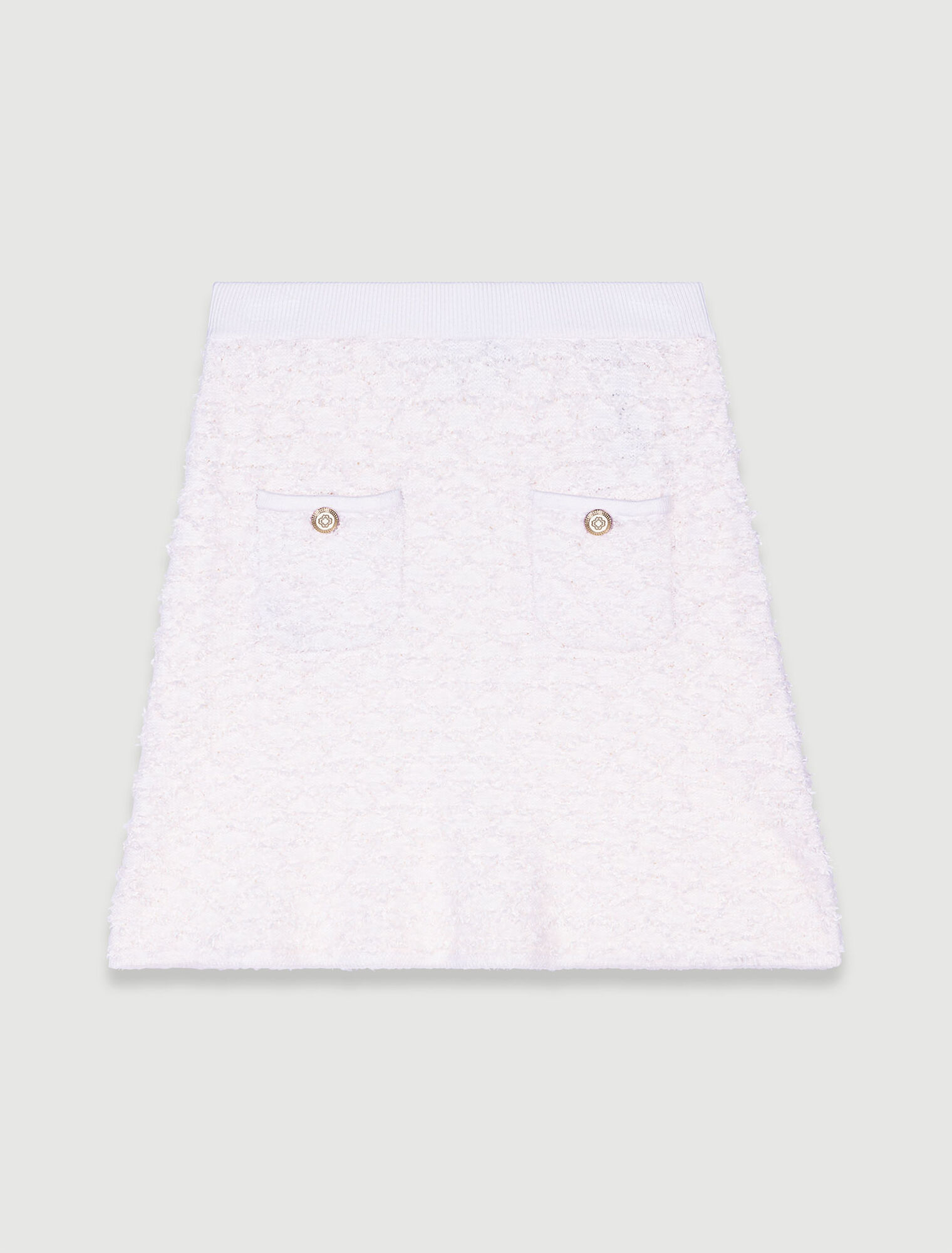 Knit mini skirt