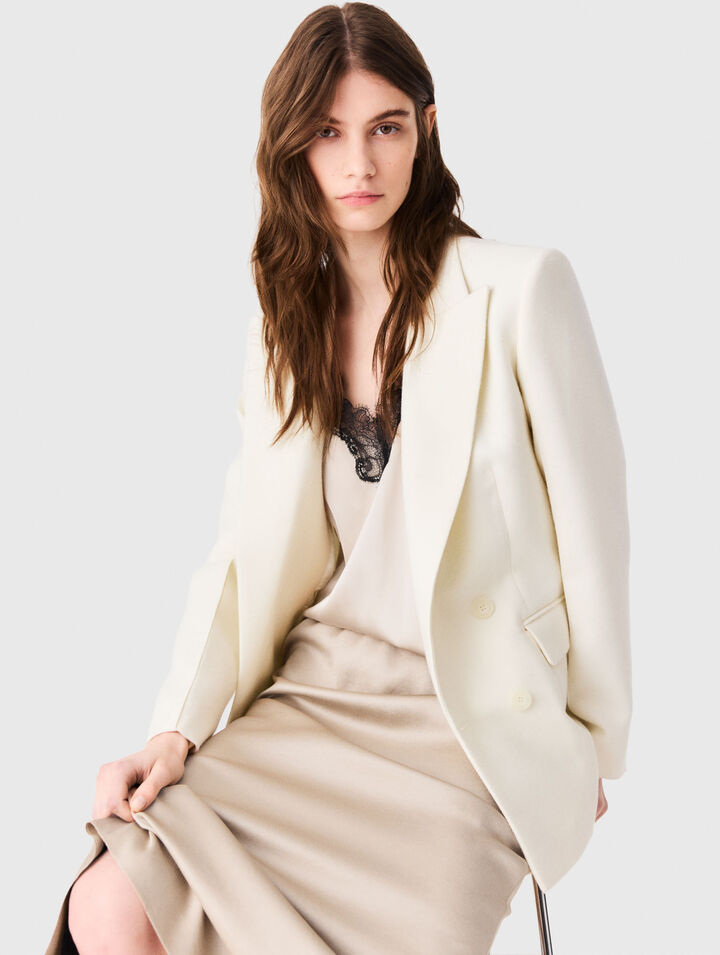 Double-breasted suit jacket