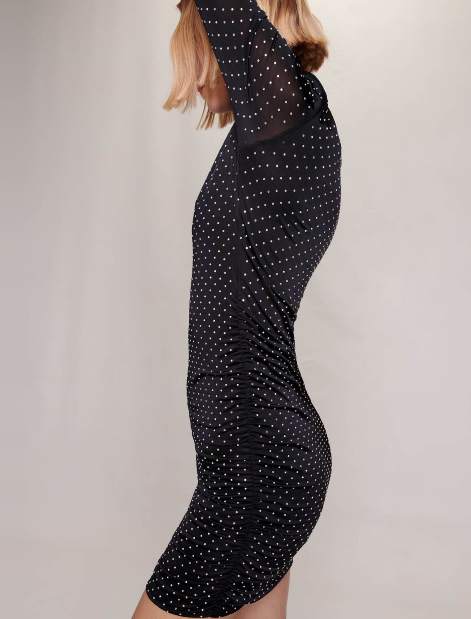 Short rhinestone dress