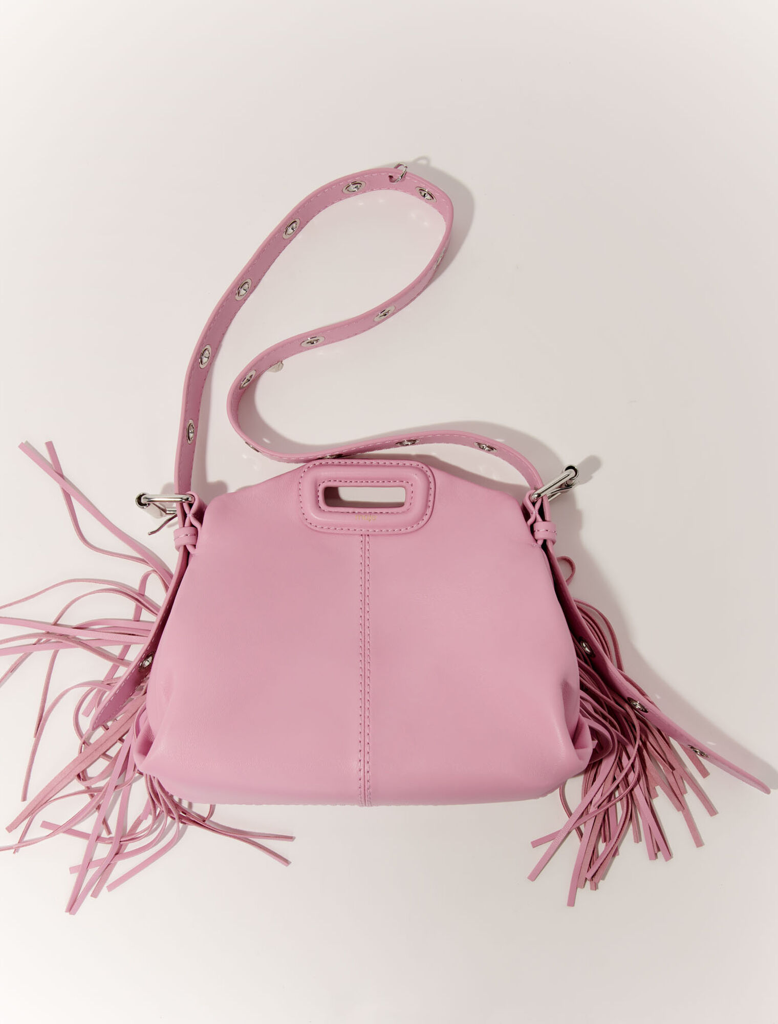 Plain leather mini Miss M bag