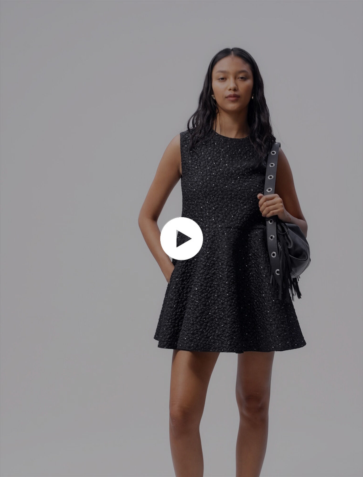 Rhinestone playsuit dress
