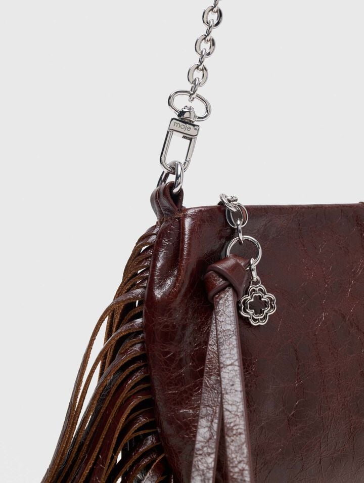 Patent leather Miss M clutch bag