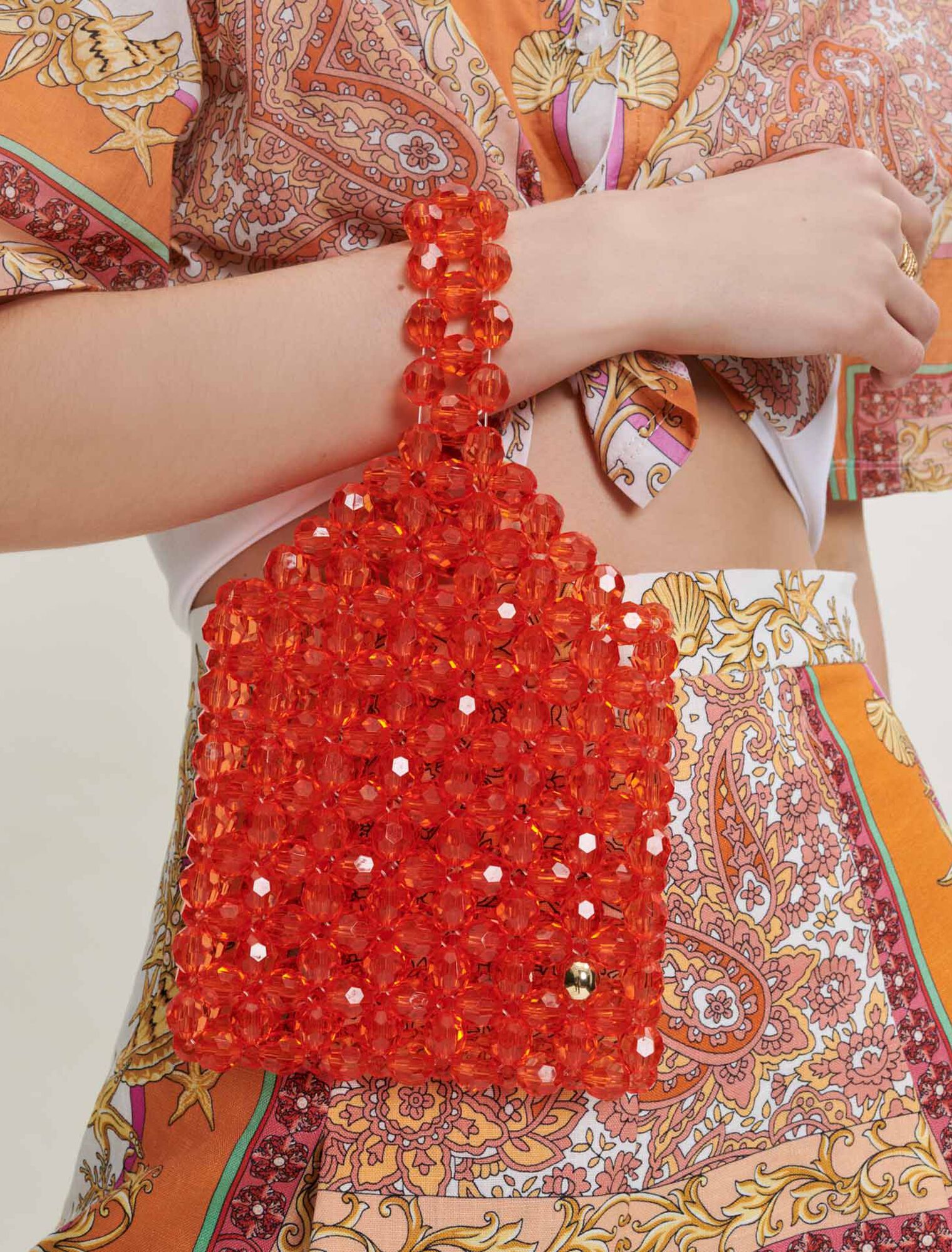 Beaded mini bag