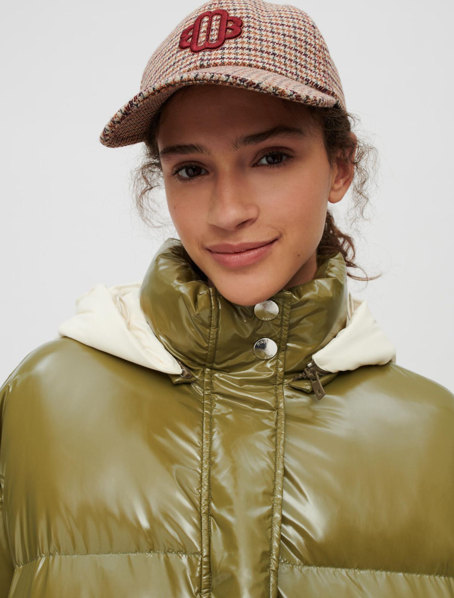 Houndstooth cap