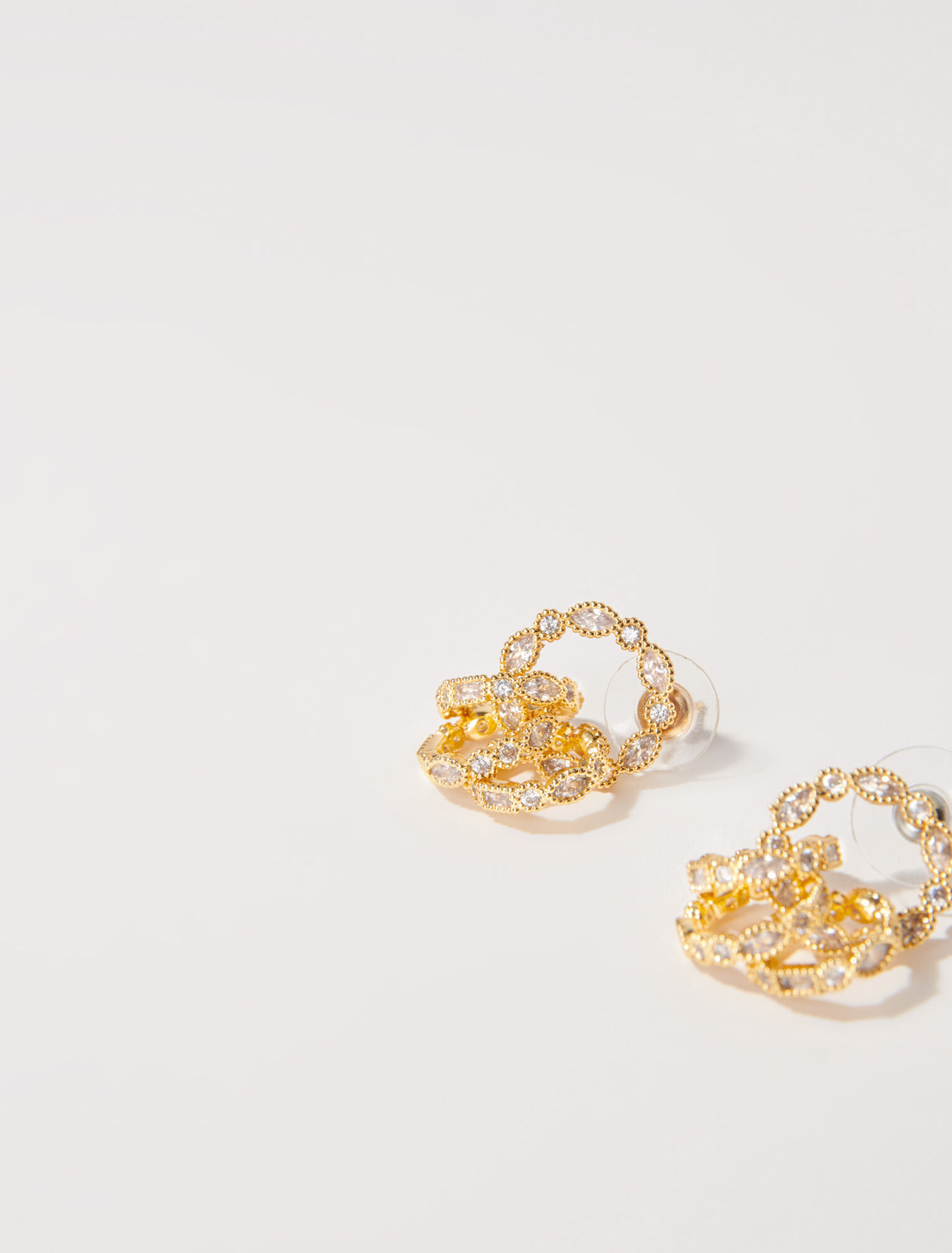 Gold earrings