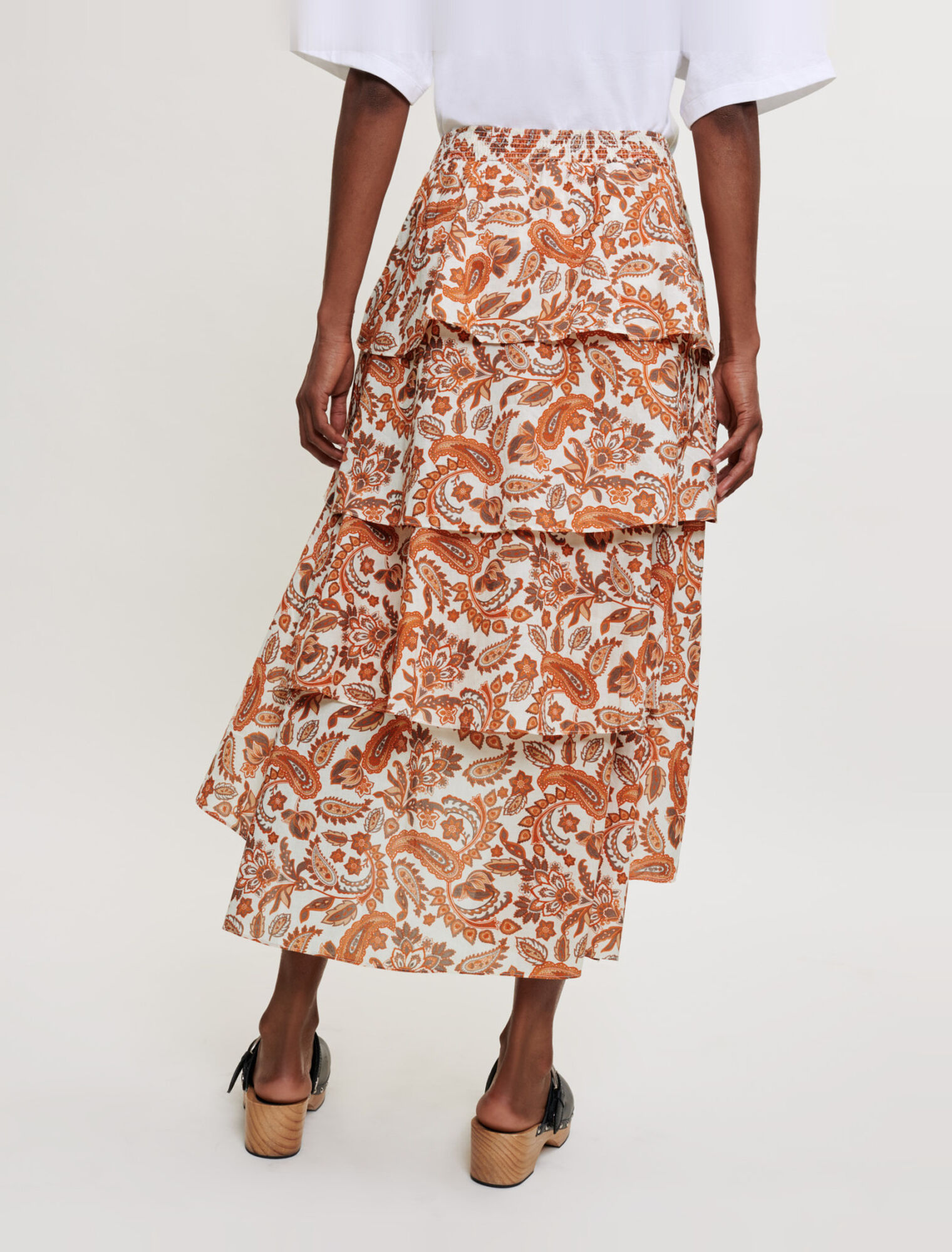 Printed cotton underskirt