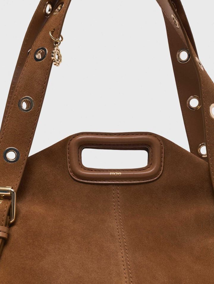 Suede Miss M XL bag