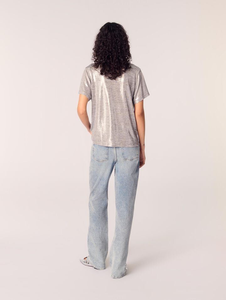 Metallic T-shirt