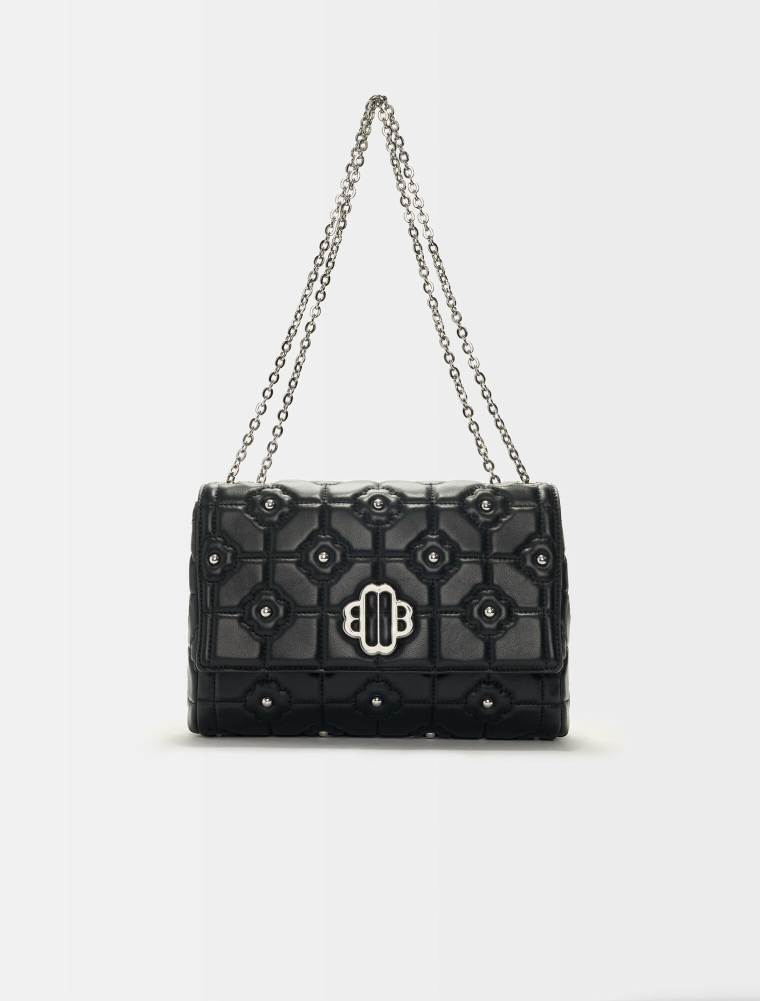 Studded quilted leather Clover bag