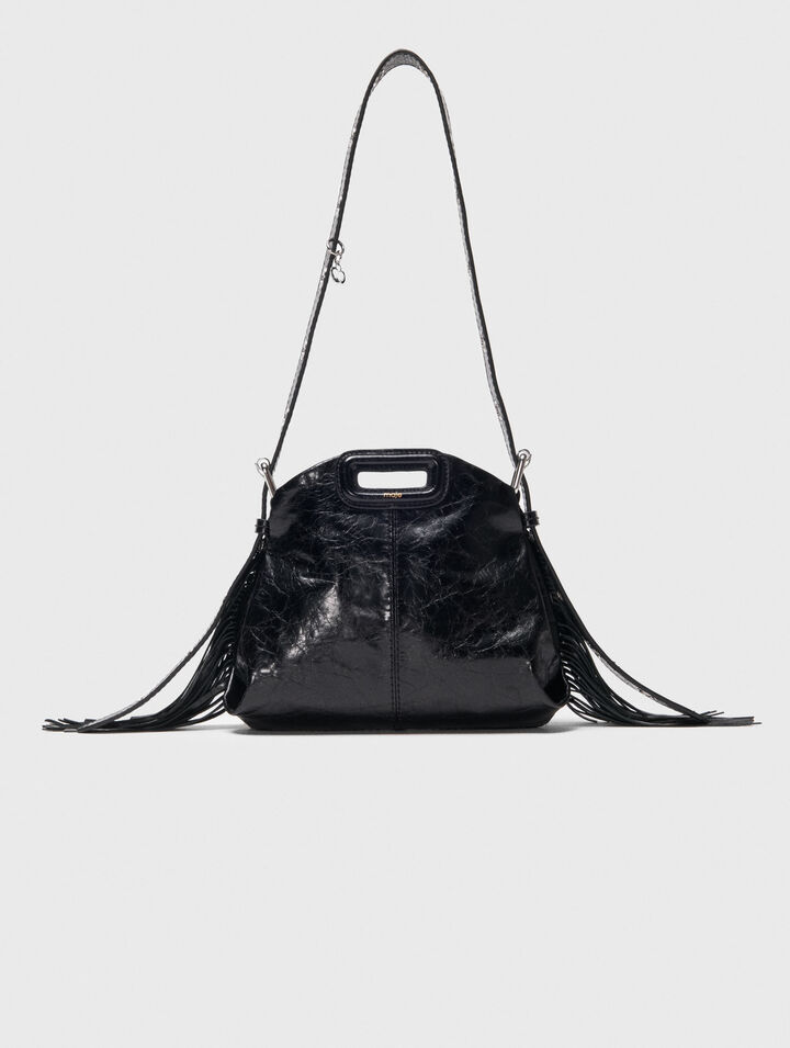 Miss M mini cracked leather bag