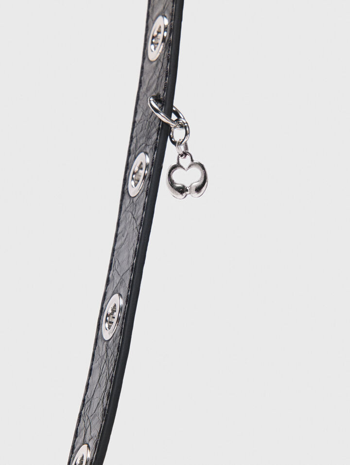 Miss M mini cracked leather bag