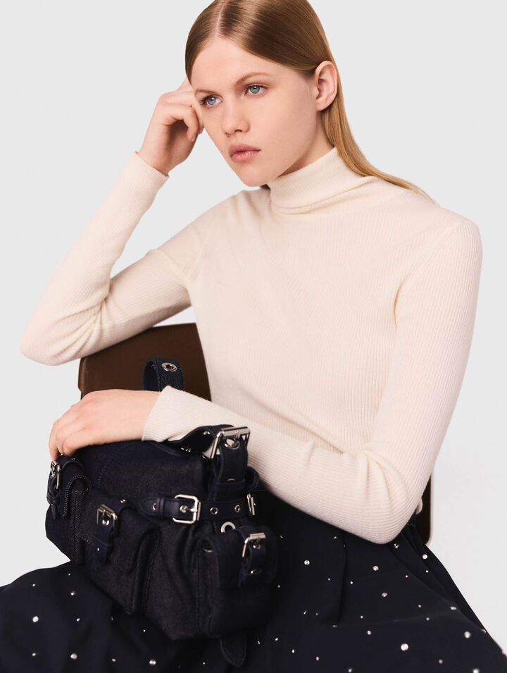 Wool and silk jumper