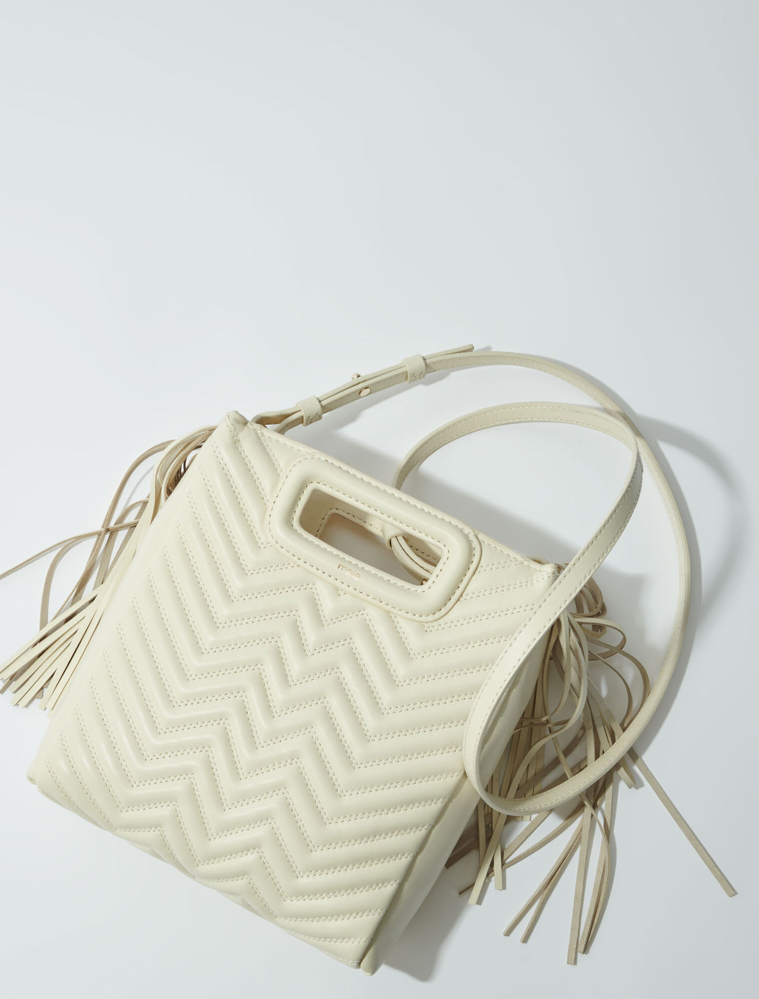 Quilted Fringe M Bag
