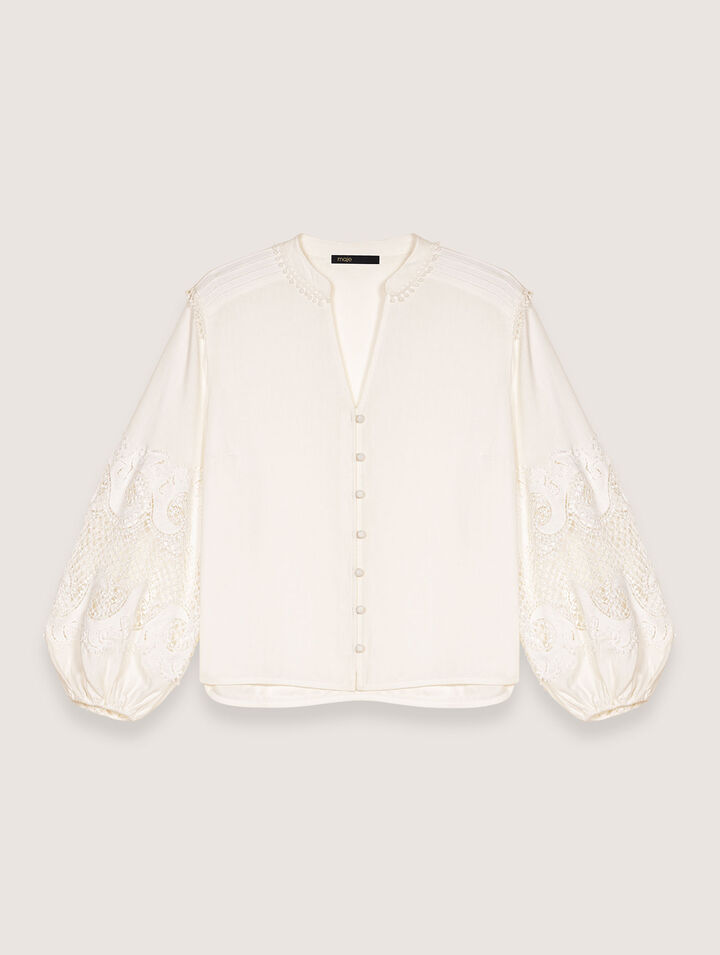 Long sleeve blouse