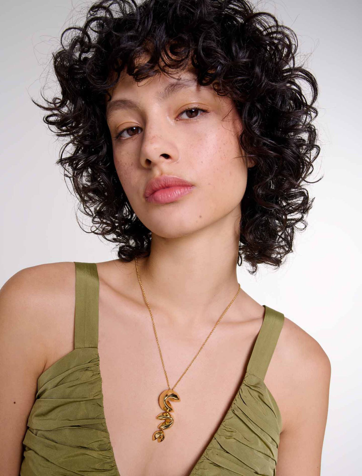 Cutaway taffeta dress