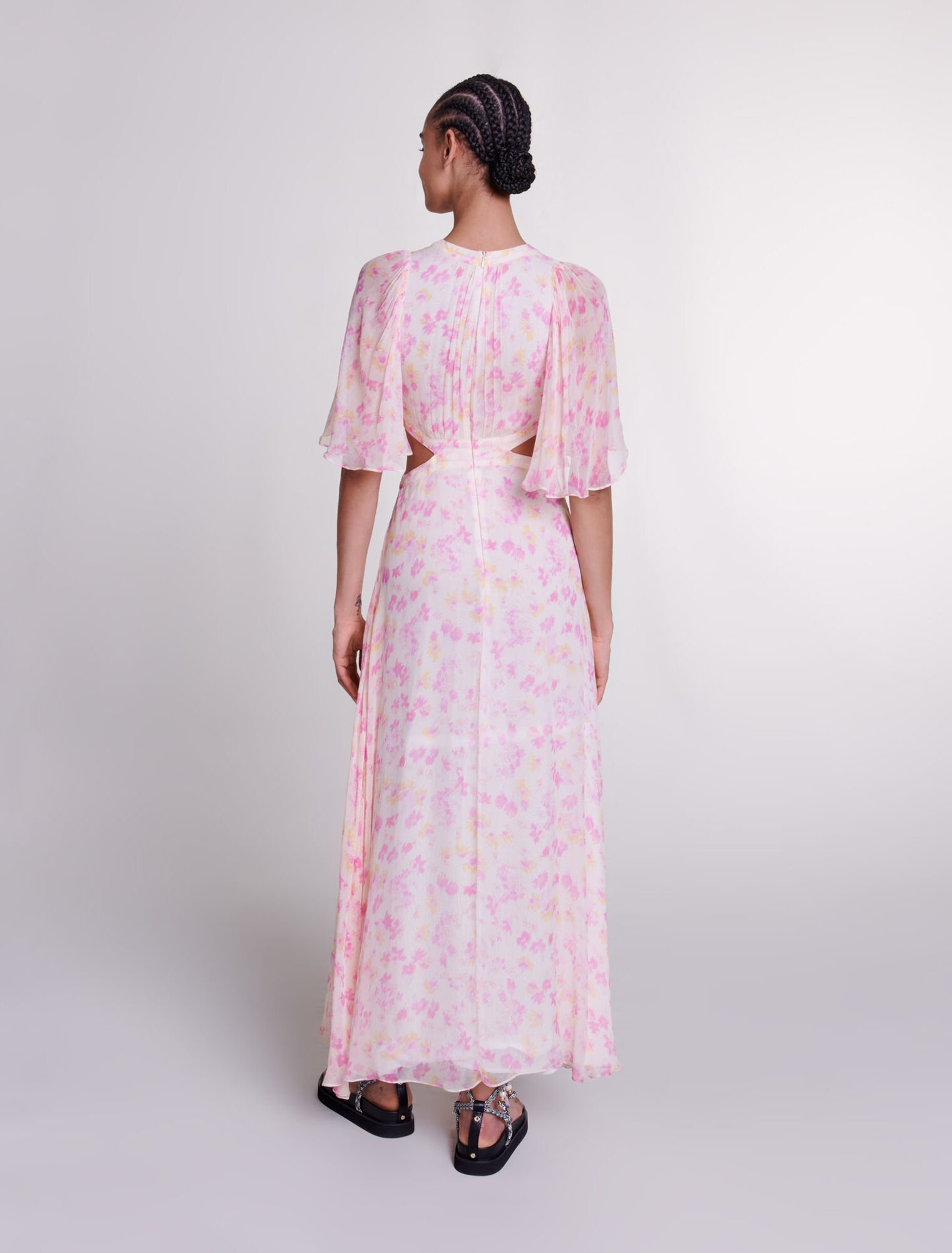 Floral print maxi dress