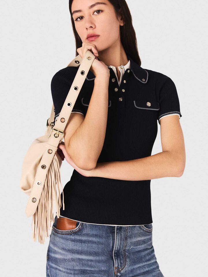 Short-sleeve polo shirt
