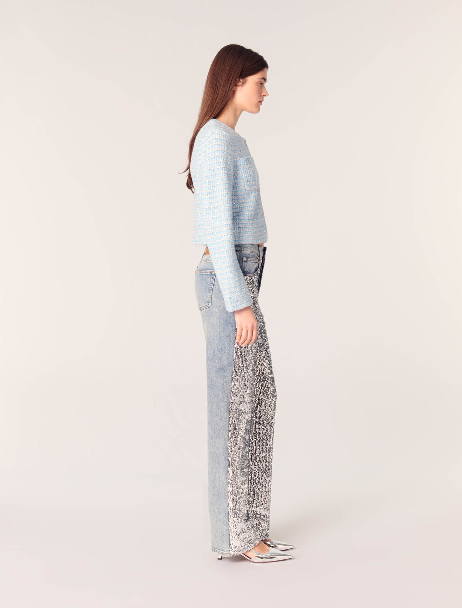 Sequinned cardigan