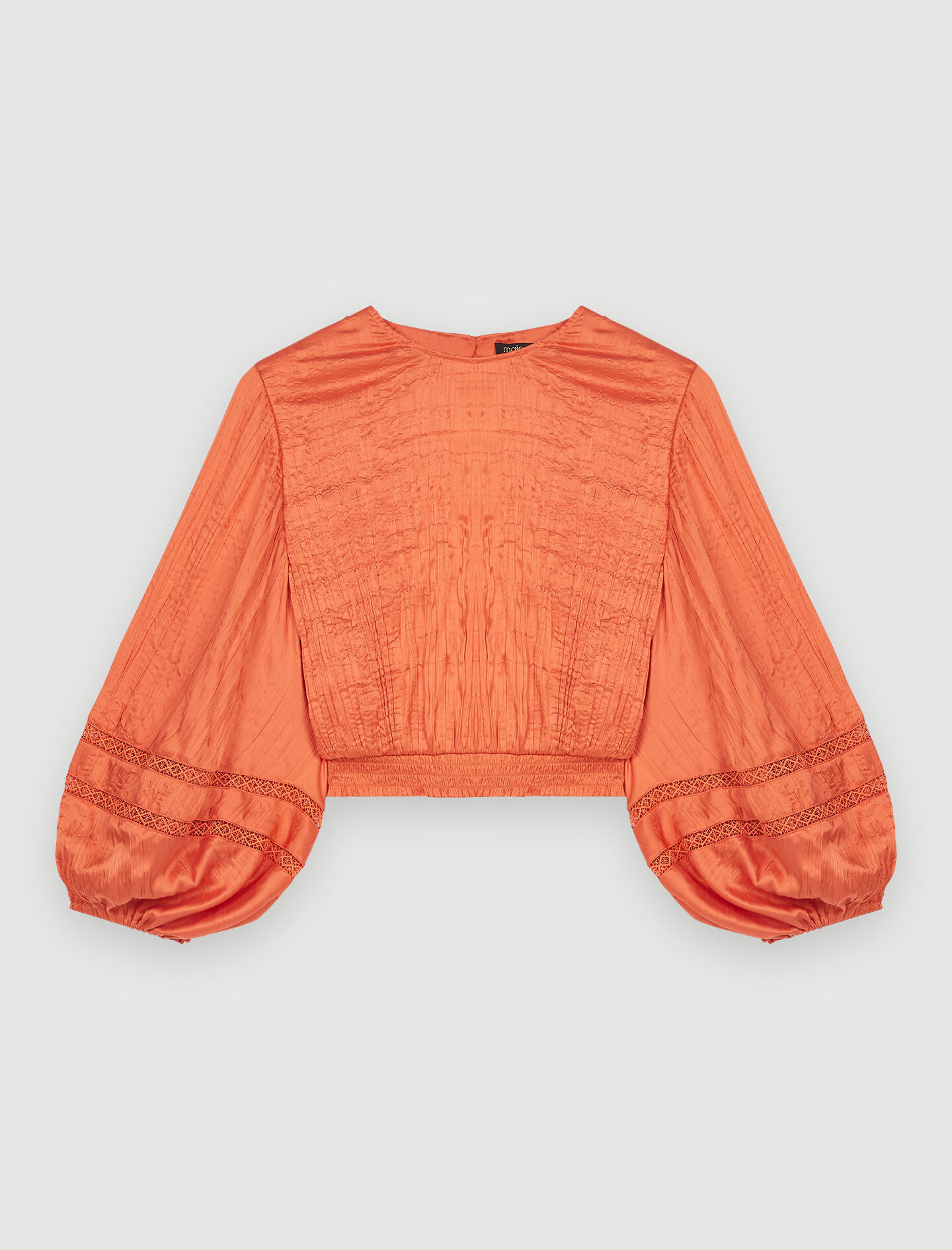 archivio - ミランダ T-LYNNE Denim-effect top in stretch jersey｜ブラック
