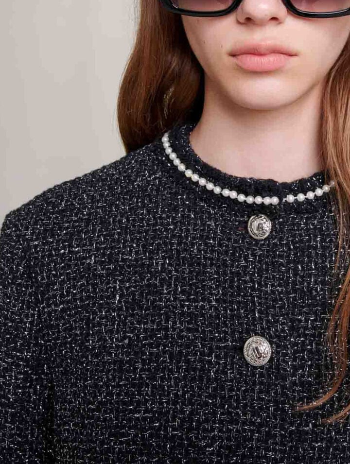 Short beaded jacket
