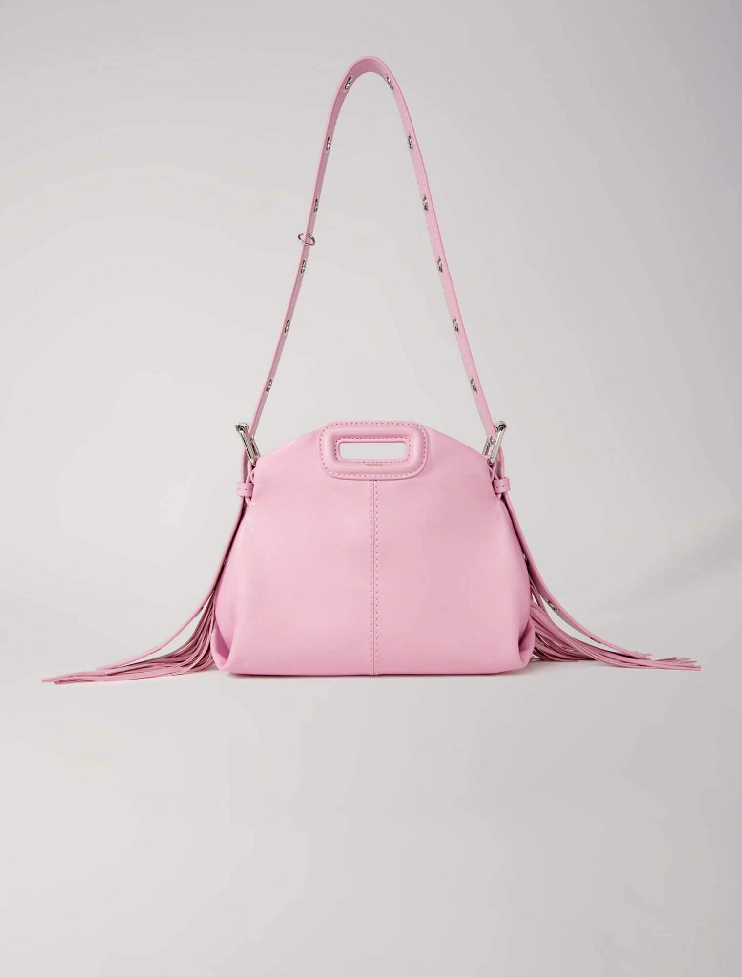 Plain leather mini Miss M bag