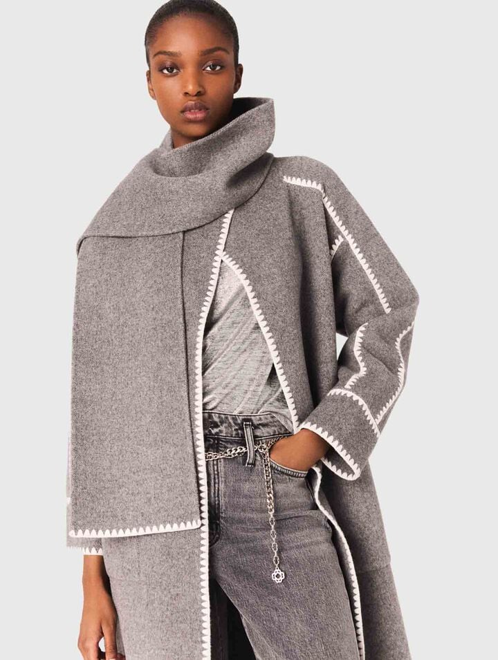 Long double-faced coat