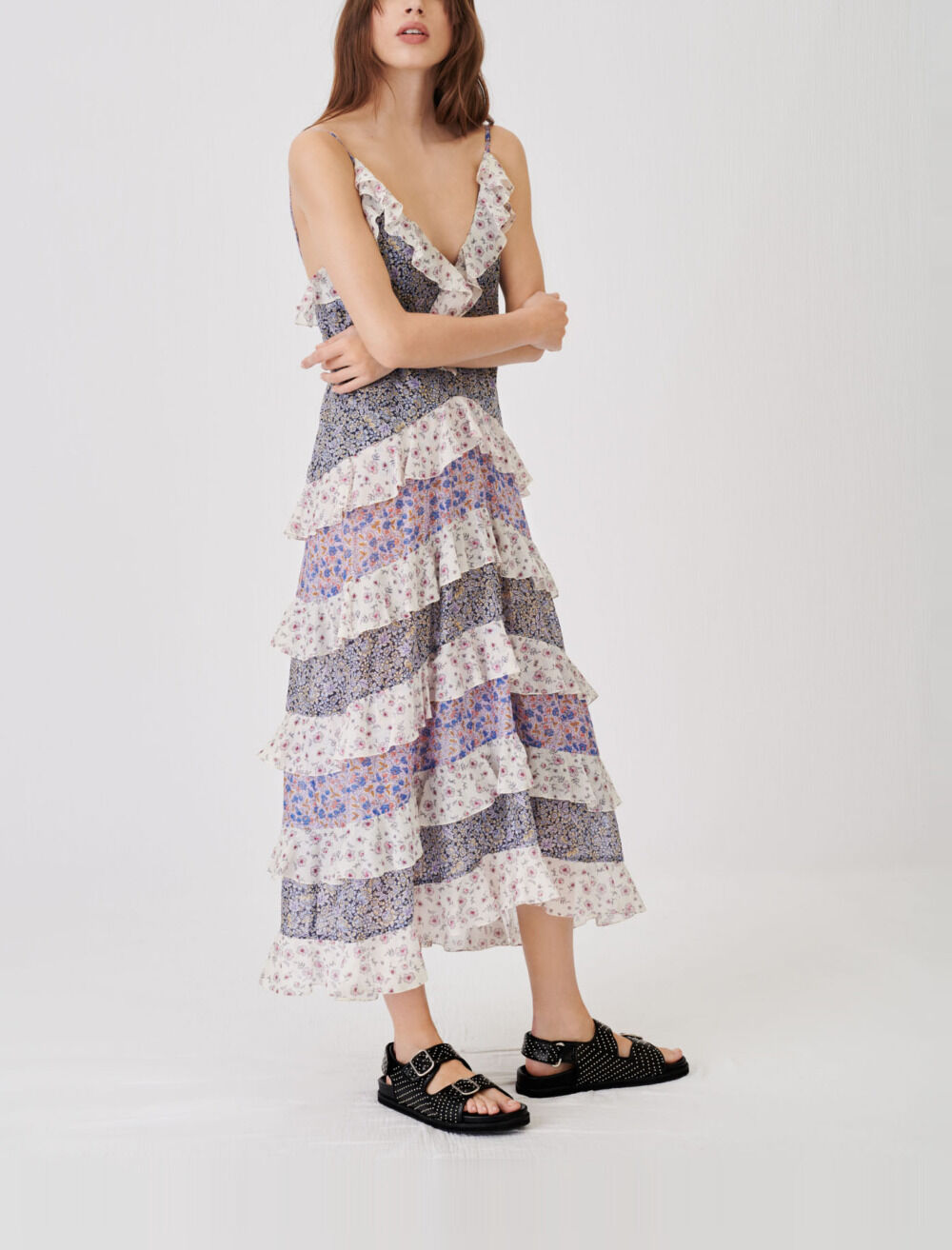 Cotton floaty dresses deals