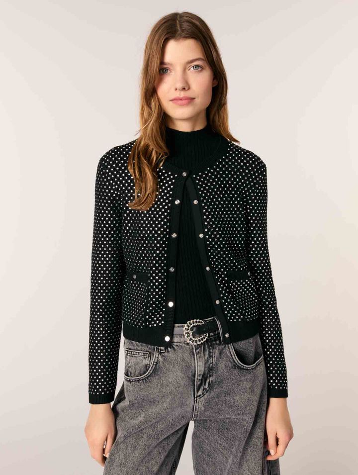 Rhinestone cardigan
