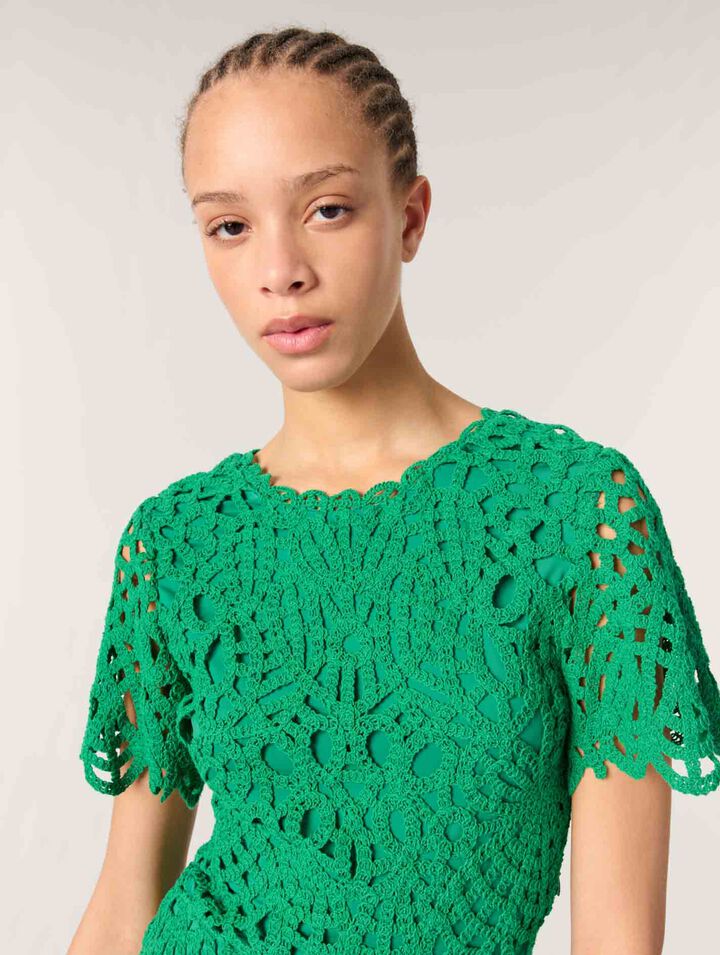 Mini crochet dress
