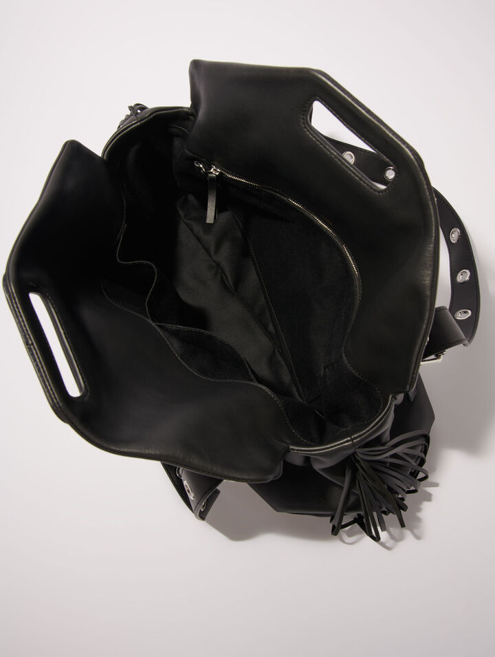 Plain leather Miss M XL bag