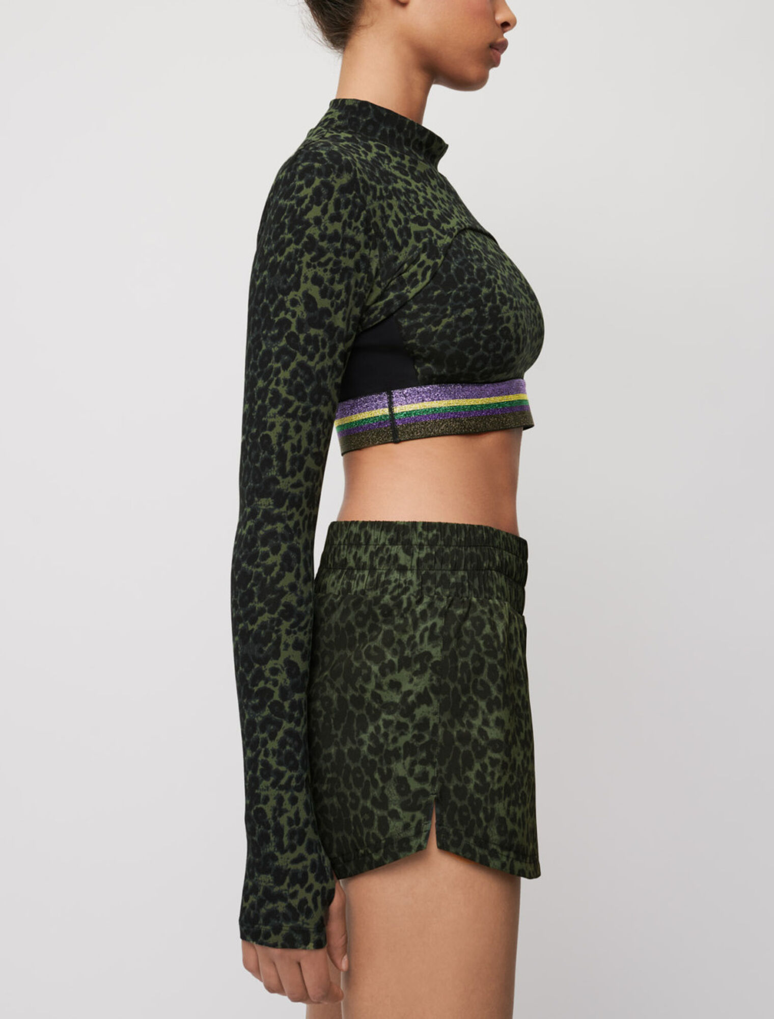 Printed running shorts