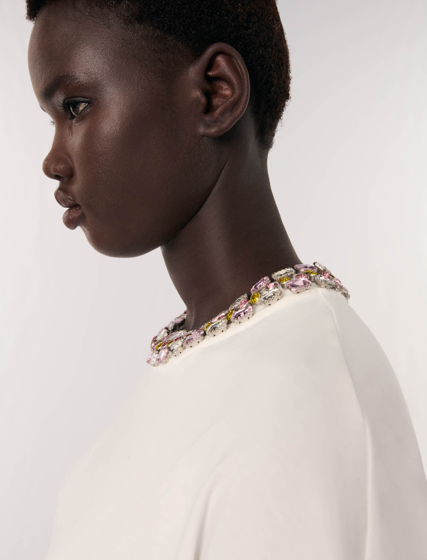 T-MAJE Striped long-sleeved T-shirt Bicolor For Women | Maje