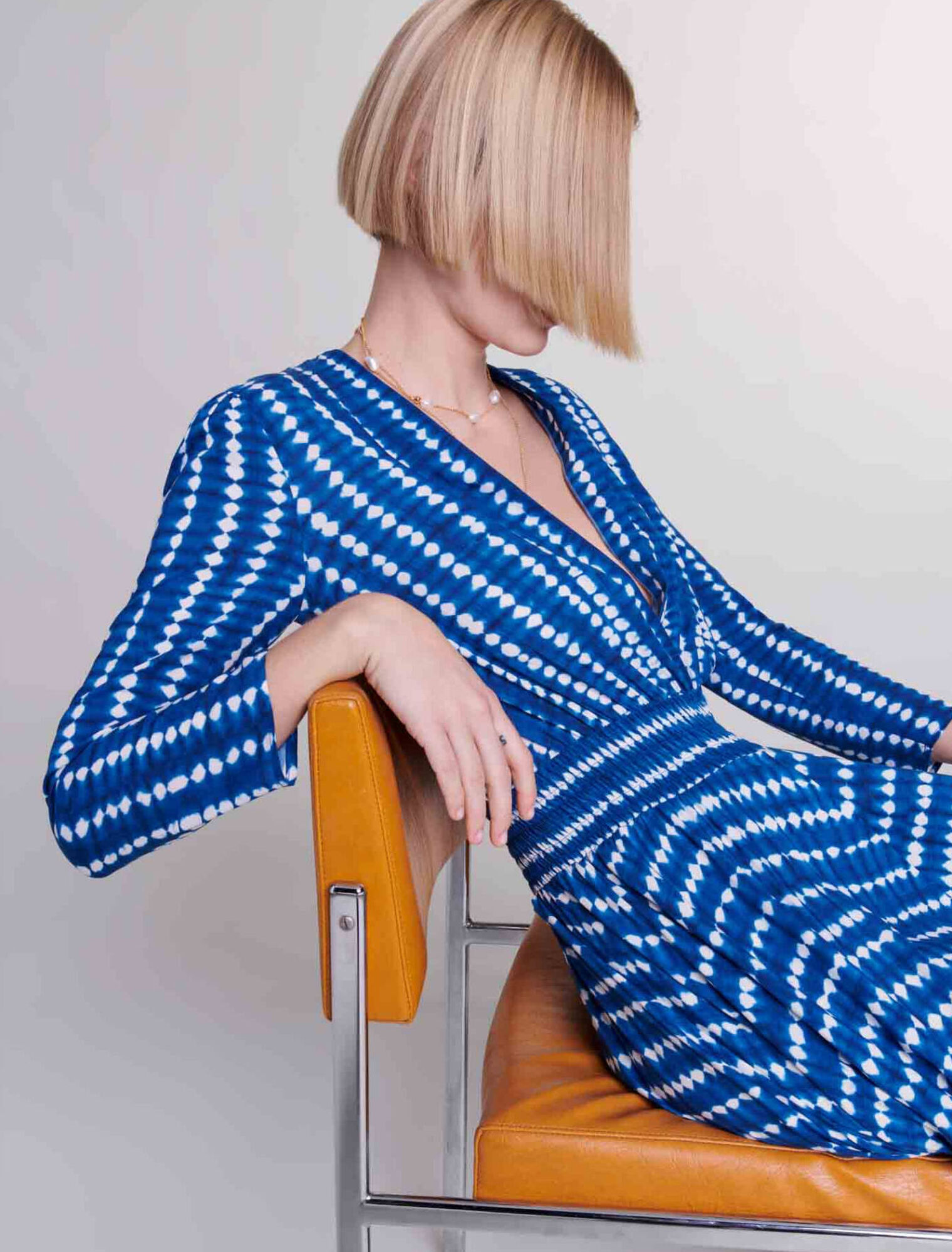 Asymmetrical maxi dress