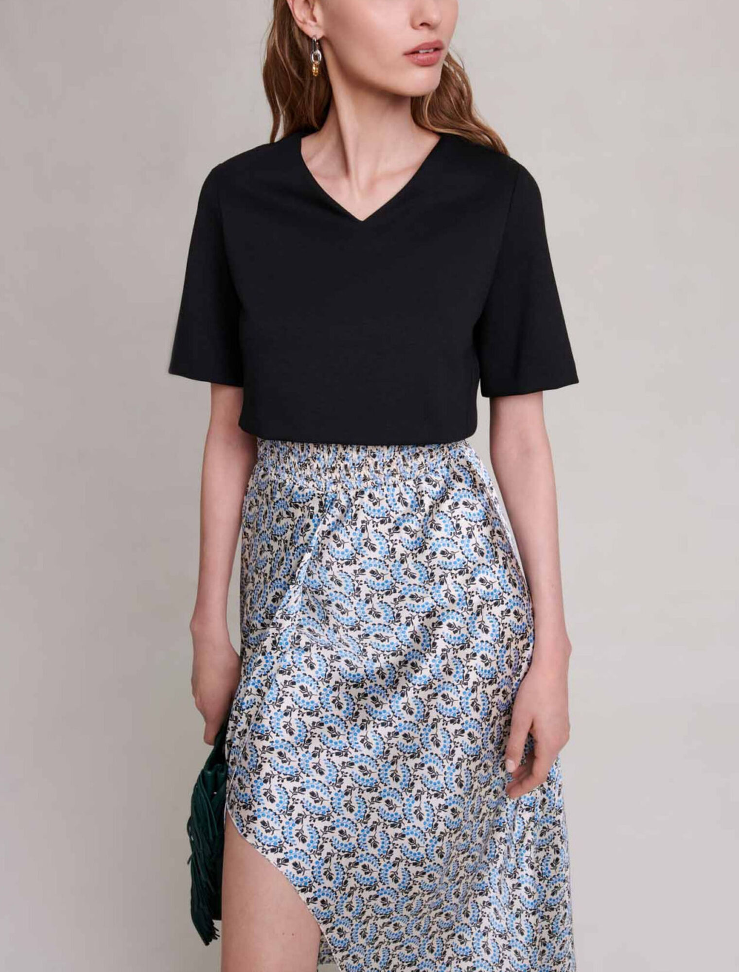 2-in-1 floral dress