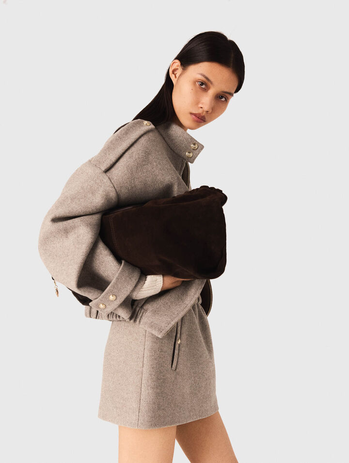 Mixed wool jacket