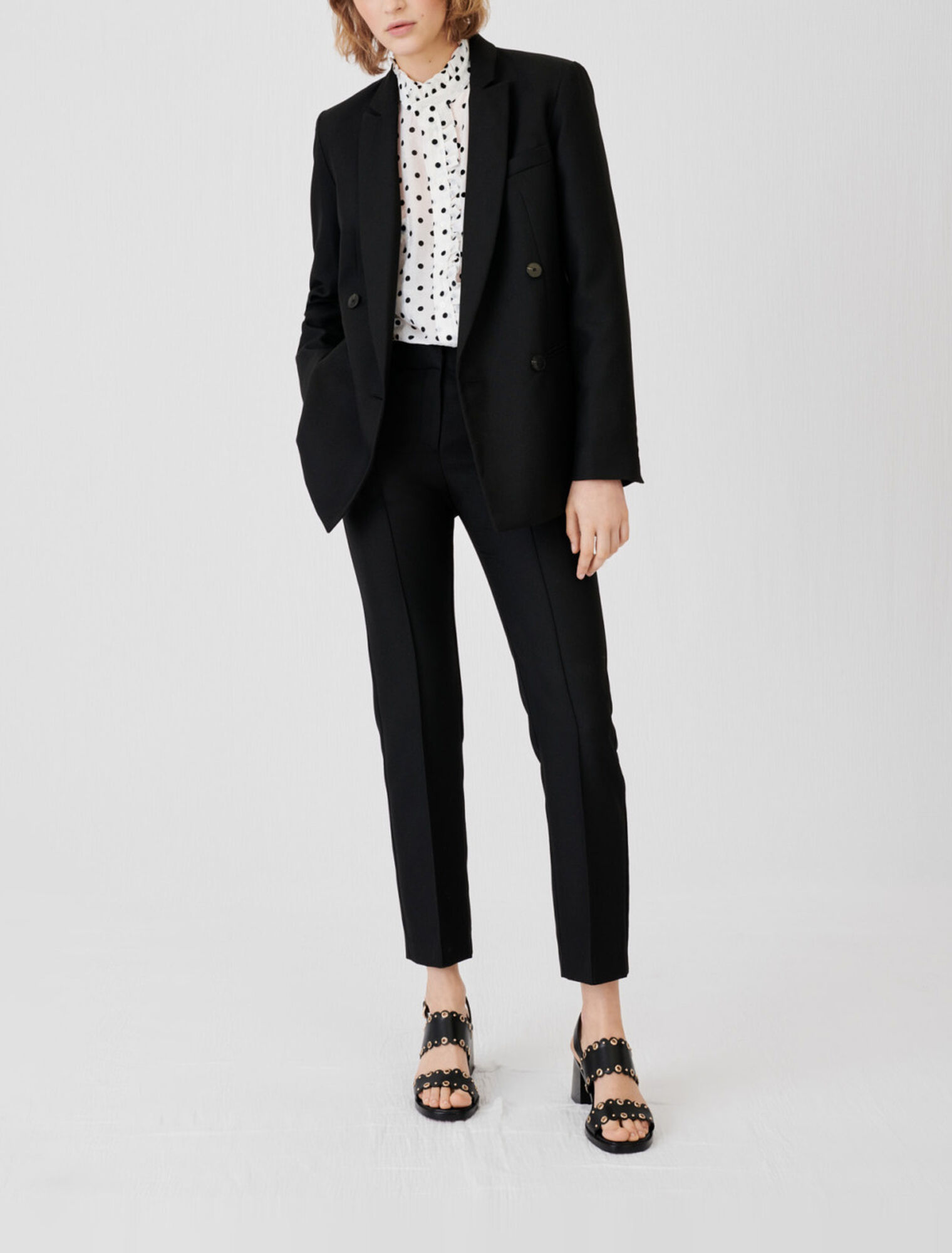 Black suit jacket