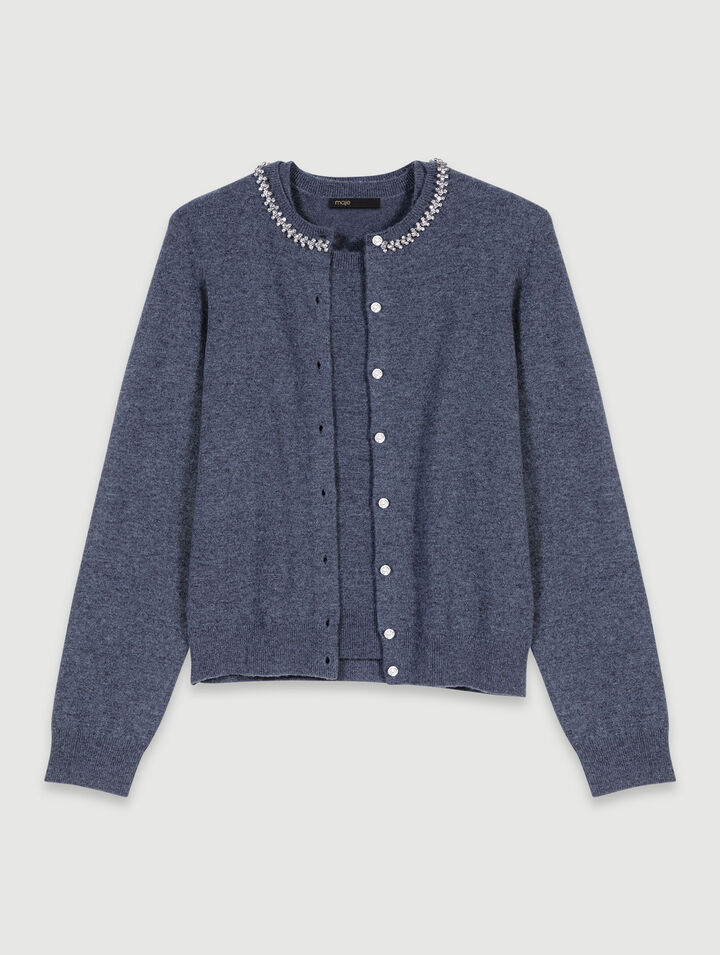 2-in-1 cashmere cardigan