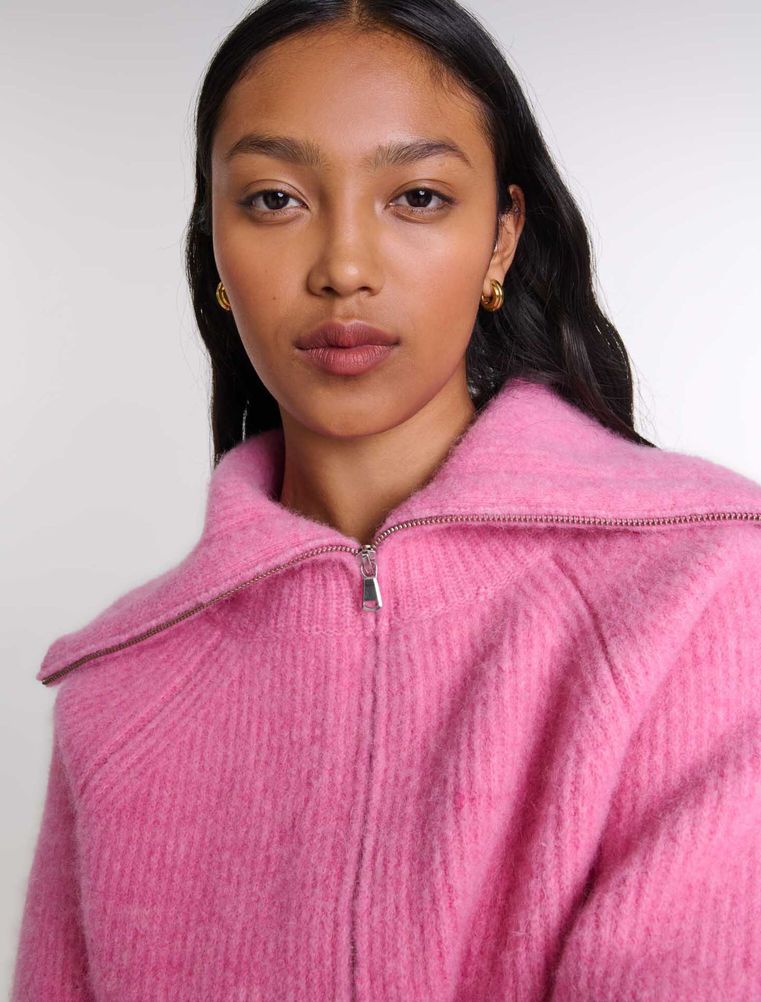 Wool-blend cardigan
