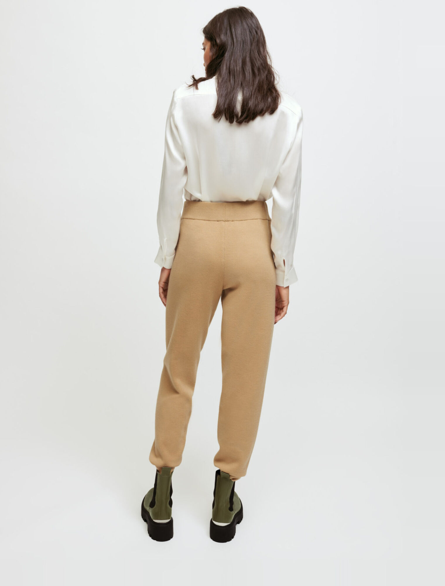Knitted jogging pants