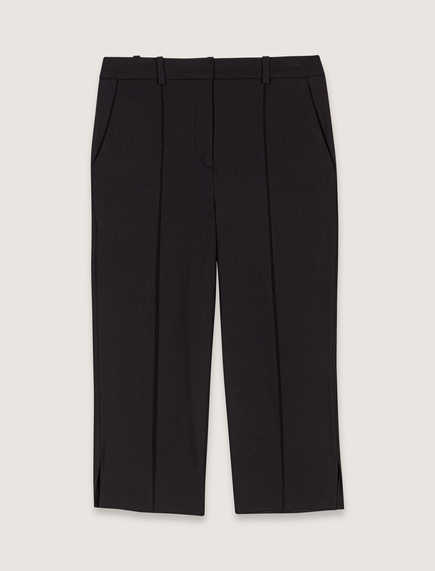 ショートパンツ [MATINKIM]capri slit pants in black Capri_Pants_Black_3_3ab808d6-