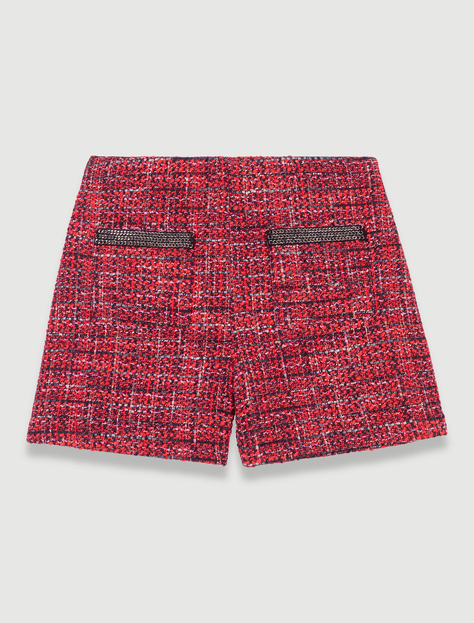 Shorts in tweed