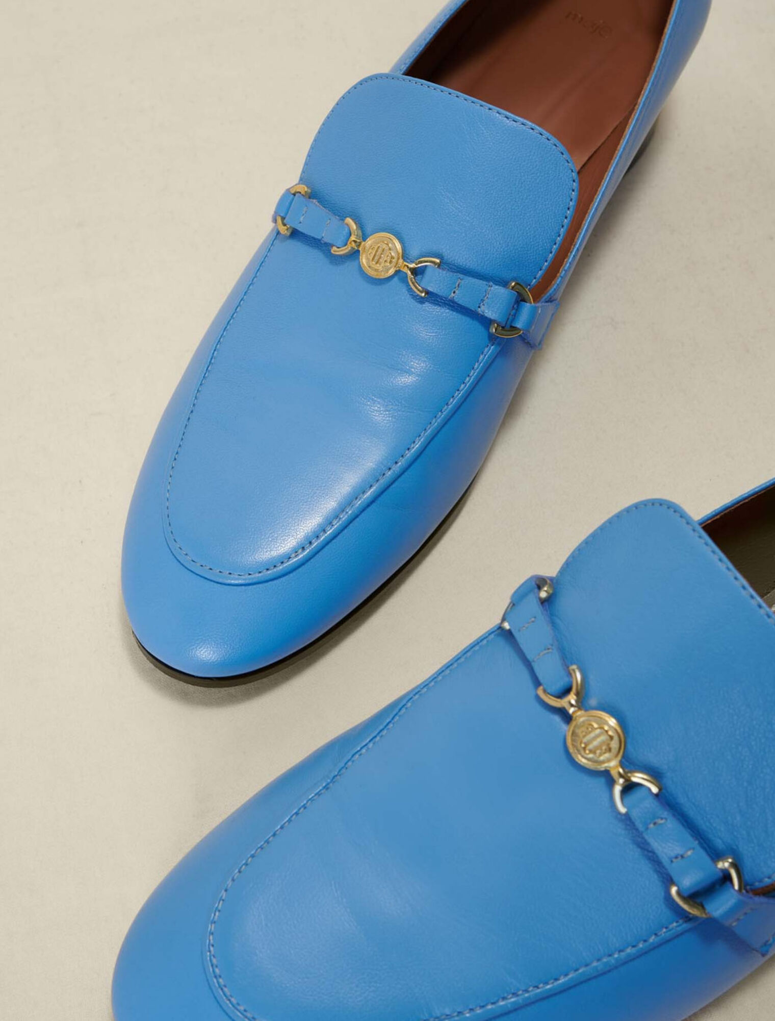 Leather loafers