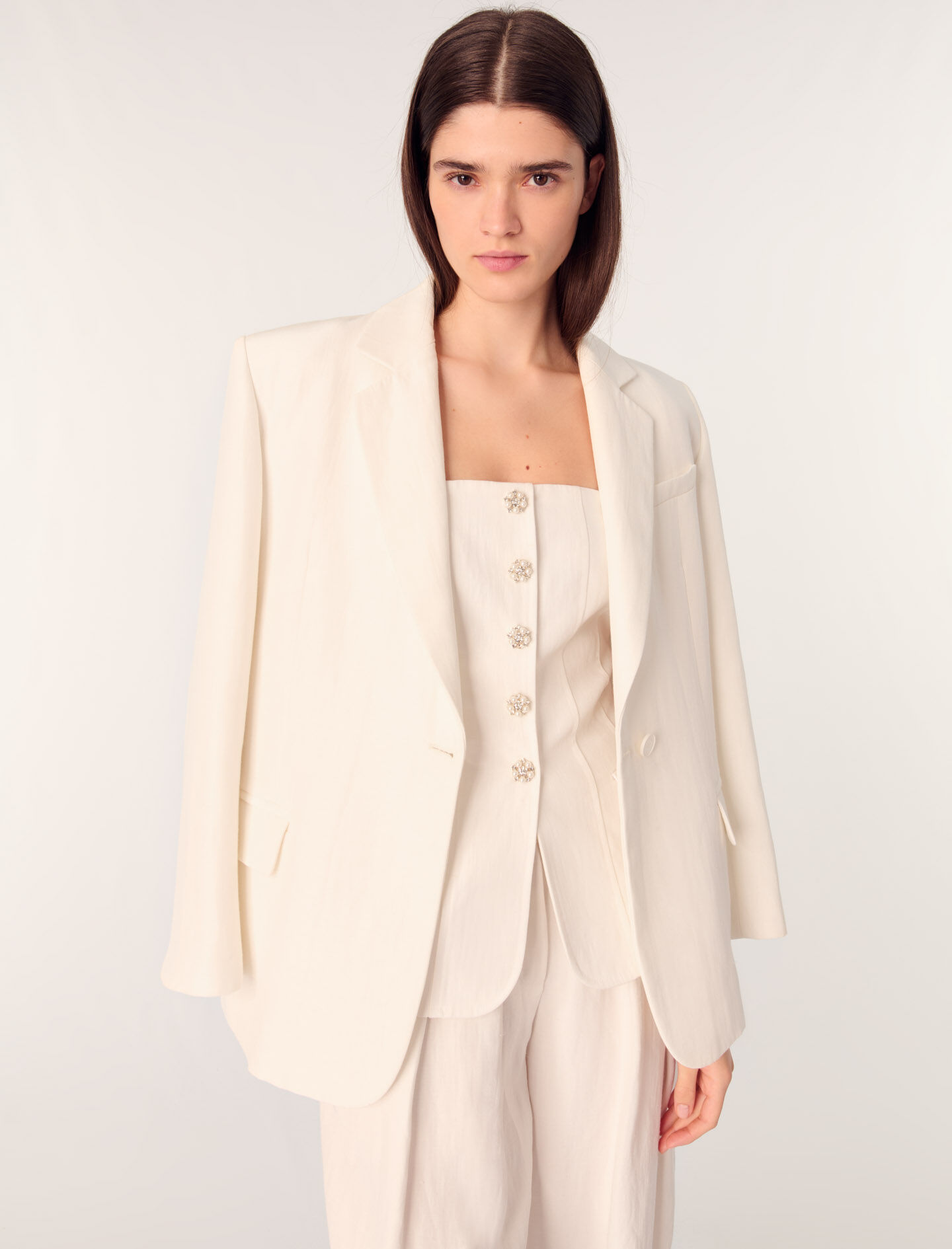 Bustier top White For Women | Maje