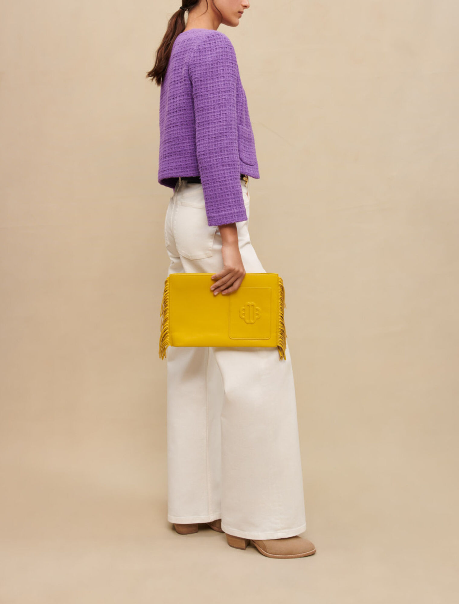 Short tweed jacket